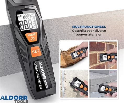 aldorr vochtmeter|vochtmeter voor muur.